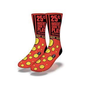 Insert Coin to Play Socks, One Size (7-13)